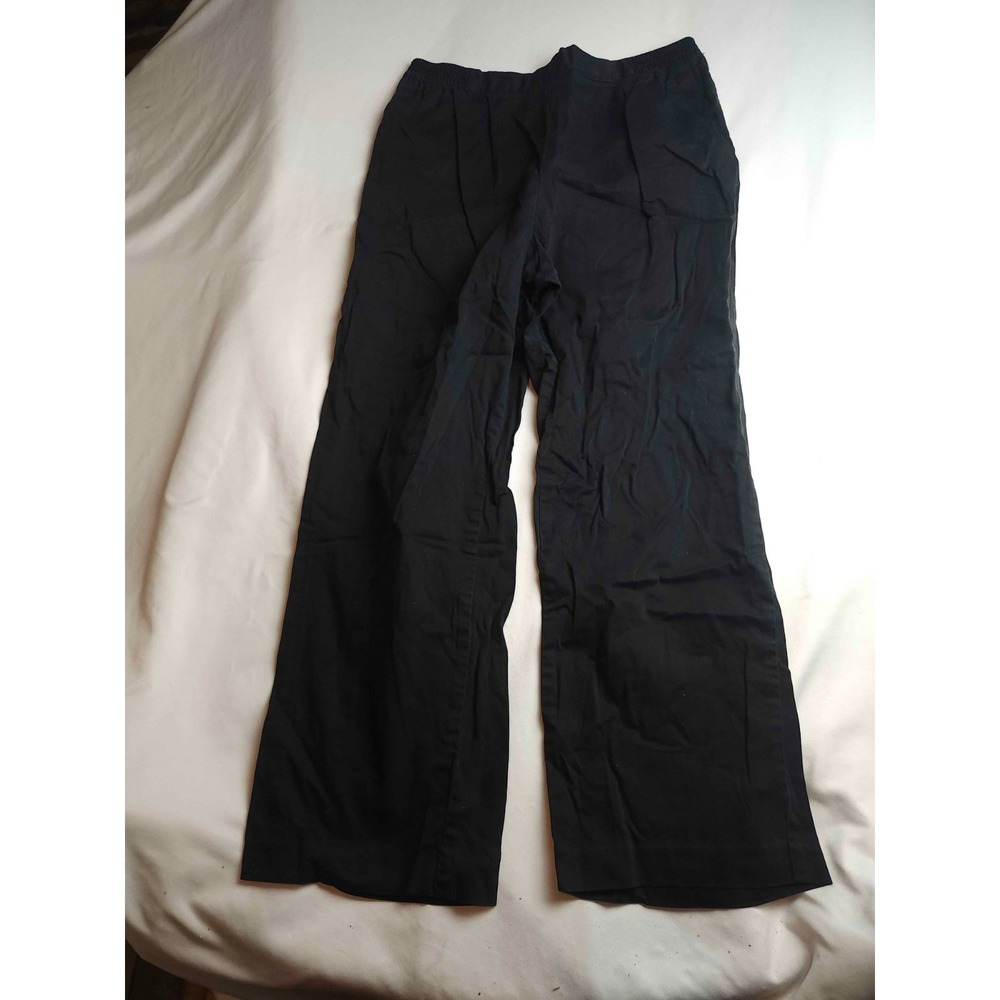 Koret Dress Pants Womens 14 Black Minimalist Classic Smart Casual Office Wear